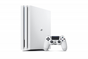 Игровая приставка Sony PlayStation 4 Pro 1Tb белого цвета + игра Destiny 2