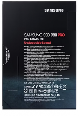 Ssd накопитель Samsung 980 Pro 1Tb PCIe 4.0 NVMe M.2 Mz-V8p1t0b