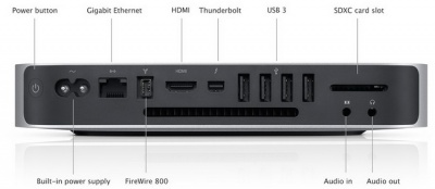 Десктоп Apple Mac mini Server Mc936rs,A i7 2GHz,8GB,2x500GB,HD Graphics,SD,HDMI