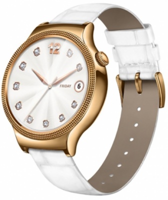 Умные часы Huawei Watch Elegant White Strap Rose Gold