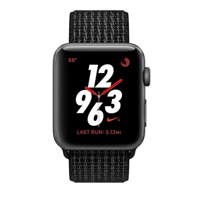 Apple watch Series 3 38 Nike sport loop black pure platinum