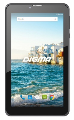 Планшет Digma Plane 7548S 3G Black (7" IPS, 1024x600, 4x1.2ГГц, 1+16Гб, 2400мАч, 7.0)