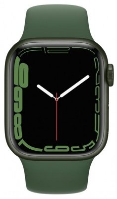 Apple Watch Series 7 41mm Aluminium with Sport Band green
