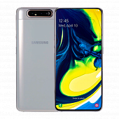 Смартфон Samsung Galaxy A80 серебряный 
