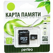 Карта памяти Perfeo microSD 16GB High-Capacity (Class 10)