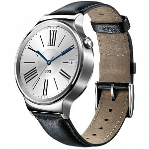 Huawei Watch Stainless Steel Leather Black