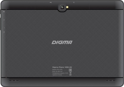 Планшет Digma Plane 1559 4G Black (10.1" IPS 1280x800, 4х1ГГц, 2+16Гб, 5000 мАч, 7.0) 	