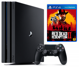 Игровая приставка Sony PlayStation 4 Pro + Red Dead Redemption 2