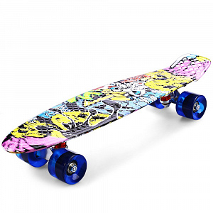 Электроскейт Electric Skateboard 740 мм уличный граффити