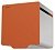 Вытяжка Maunfeld Box Quadro 38 нержавейка/ оранжевое стекло