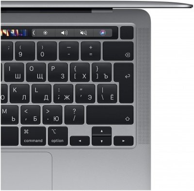 Ноутбук APPLE MacBook Pro M1 13.3", IPS, Apple M1 16ГБ, 512ГБ SSD, Mac OS, Z11C0002Z, серый космос
