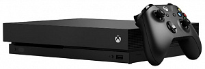 Игровая приставка Microsoft Xbox One X 1Tb + код игры Средиземье: Тени войны