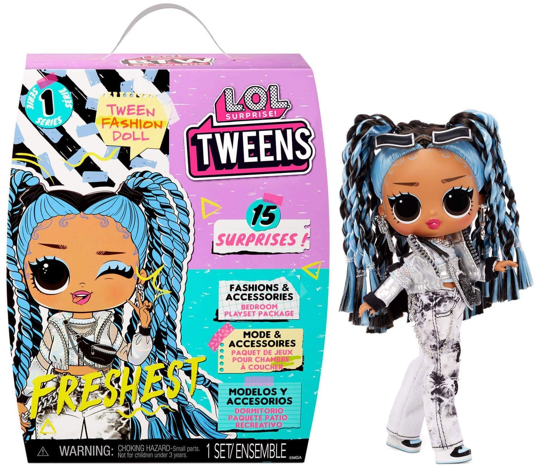 Кукла Лол Surprise OMG Tweens Fashion Doll Freshest, 16,5 см, 576686C3 -  купить, цены, отзывы - ZurMarket.ru