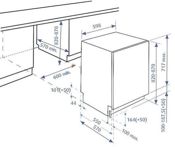 Gorenje gv620e10 схема встраивания