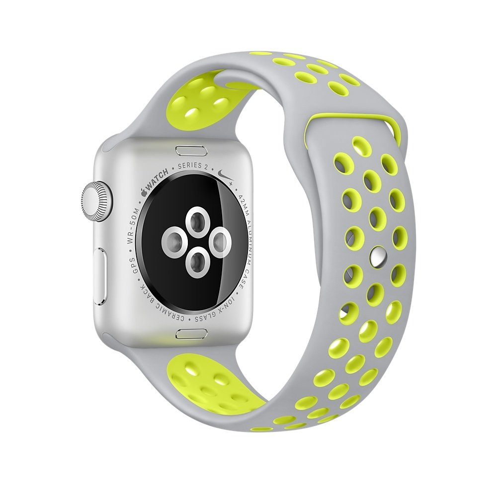 Купить Apple watch 42 Nike silver/volt в интернет-магазине - ZurMarket.ru