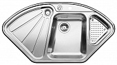 Кухонная мойка Blanco Delta нержавеющая сталь 2 чаши с крылом, цвет нержавейка 509265