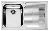 Кухонная мойка Franke Lox 611~чаша слева,размер 79х50 см.,шкаф 45, нержавеющая сталь,полированная ,Franke