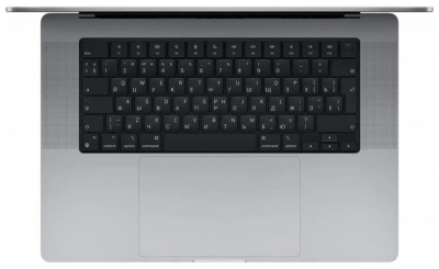 Ноутбук Apple MacBook Pro 16.2", Apple M1 Max 10 core 32ГБ, 1ТБ SSD, Mac OS, серебристый MK1H3 
