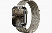 Apple Watch Series 10 42mm Natural Titanium Case with Natural Milanese Loop
