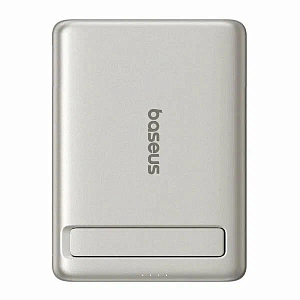 Baseus Picogo AM31 Qi2 Ultra-Mini Magnetic Power Bank 5000mah 20W Natural Titanium