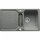 Кухонная мойка Blanco Classic 5 S-F гранитная 2 чаши с крылом, цвет алюметаллик 511683