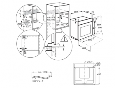Духовой шкаф Electrolux Oee5c61z