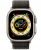 Apple Watch Ultra GPS + Cellular 49mm Titanium Case with Black/Gray Trail Loop (корпус из титана, ремешок Trail черного/серого цвета)