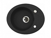 Кухонная мойка Kuppersberg Capri 1B1d S Black Metal.