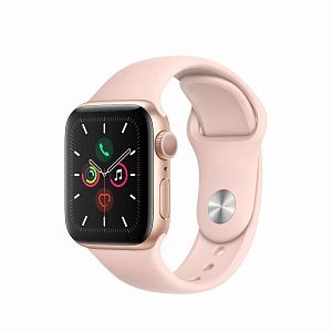 Apple Watch Series 5 GPS 44mm Aluminum Case with Sport Band розовый