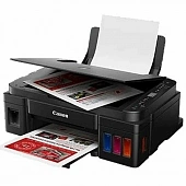 Мфу струйный Canon Pixma G3410 Wi‑Fi, Снпч на 6000 стр., скорость до 8,8 стр./мин, 4800×12