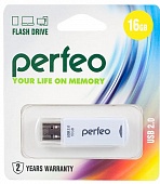 Флешка Perfeo 16GB C06 White