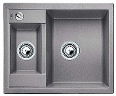 Кухонная мойка Blanco Metra 6 темная скала SILGRANITс клапаном-автоматом 518874