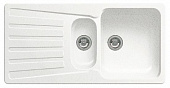 Кухонная мойка Blanco Nova 6 S гранитная 2 чаши с крылом, цвет белый 510488