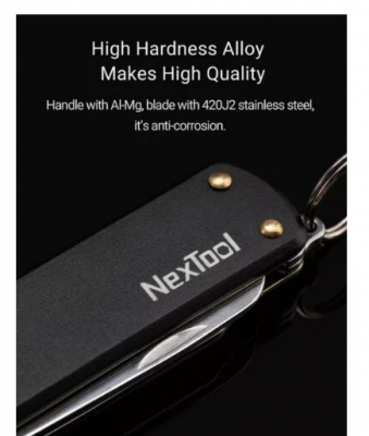 Нож складной многофункциональный NexTool Multifunction Knife Ne0141 черный