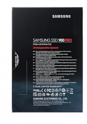 Ssd накопитель Samsung 980 Pro 2Tb Mz-V82t0b