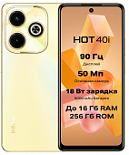 Смартфон Infinix Hot 40i 128Gb 4Gb (Horizon Gold)