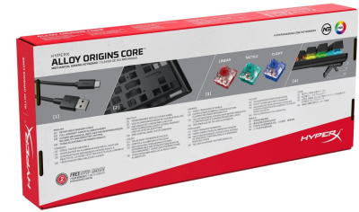 Игровая клавиатура HyperX Alloy Origins Core Black USB