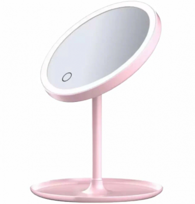 Зеркало косметическое Doco Daylight Small Pro M002 Pink