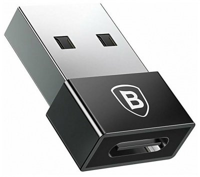 Переходник Baseus Exquisite USB Male to Type-C Female Adapter Converte