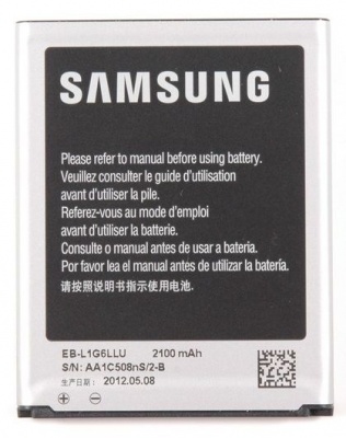 Аккумулятор Samsung Eb-L1g6llu для S Iii i9300