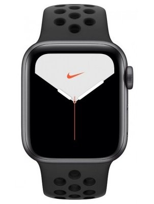 Apple Watch Series 5 GPS 44mm Aluminum Case with Nike Sport Band черный