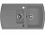 Кухонная мойка Kuppersberg Alba 1,5B1d Steel Metal.