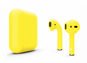 Беспроводная гарнитура Apple AirPods Color - Matte Yellow