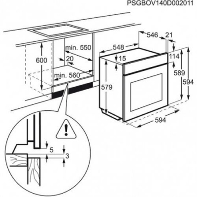Духовой шкаф Electrolux Eoa95851av