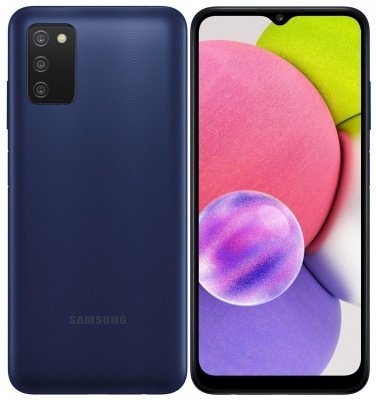Смартфон Samsung Galaxy A03s 64Gb синий