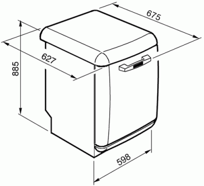 Посудомоечная машина Smeg Blv2r-2