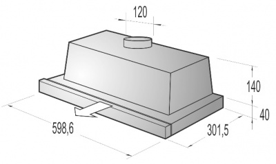 Вытяжка Gorenje Df6316bxsc