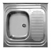 Кухонная мойка Franke Bll 710-60~выпуск 1 1,2 , чаша слева,размер 60*60 см.,шкаф 60, нержавеющая сталь,дек