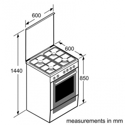 Комбинированная плита Bosch Hgd625265r