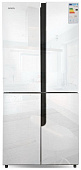 Холодильник Ginzzu Nfk-500 белое стекло